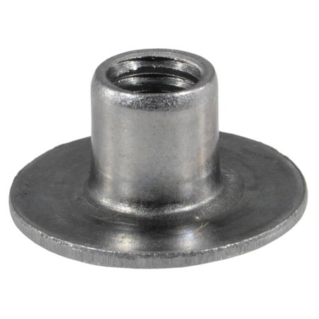 MIDWEST FASTENER Round Weld Nut, 5/16"-18, Steel, 3/8" Lg, 10 PK 931366